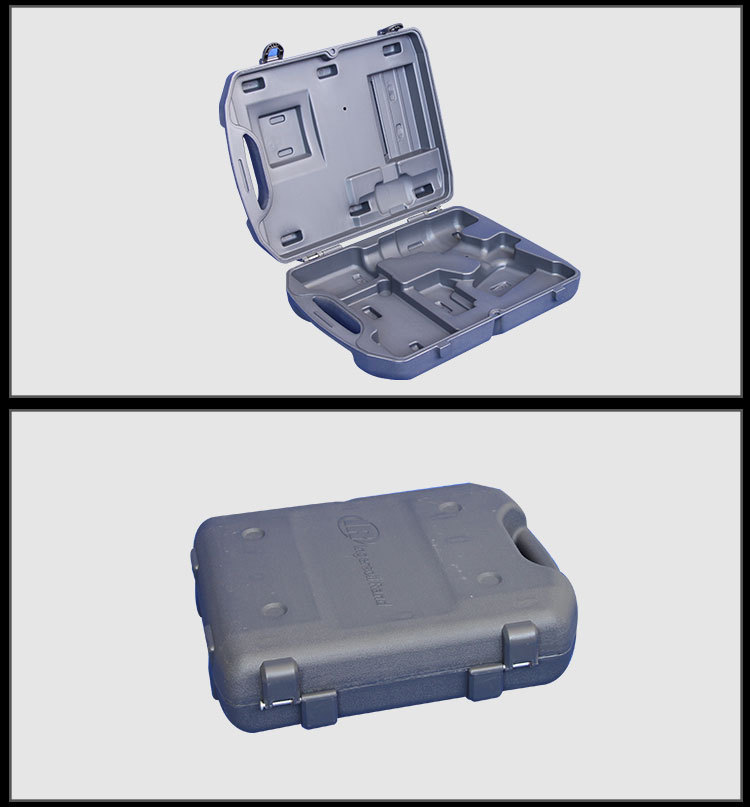 Caja de herramientas de transporte de manejo de plástico duro de capas dobles OEM ODM