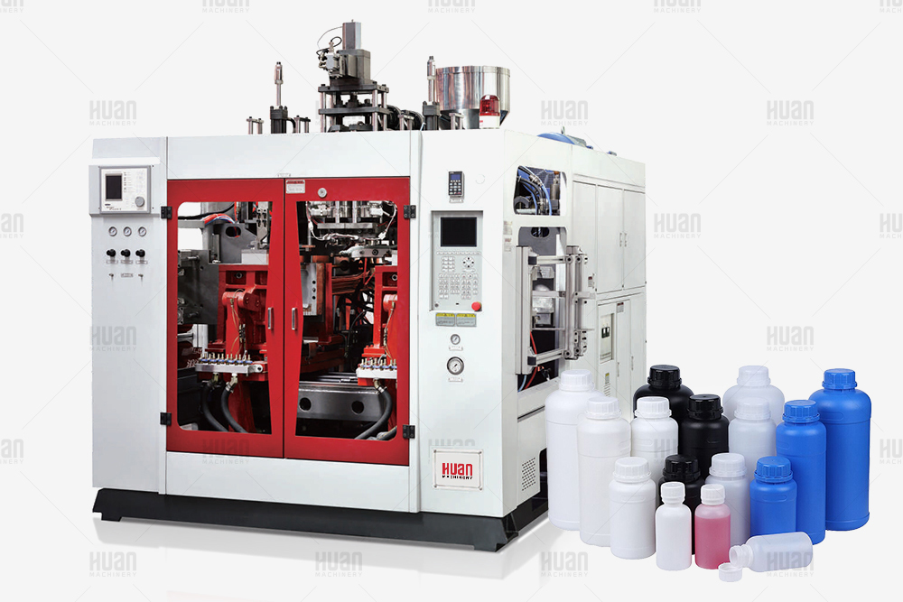 Máquina de China de alta calidad, fabricación de botellas PEHD, maquinaria de moldeo por soplado y extrusión de contenedores de plástico PEAD
