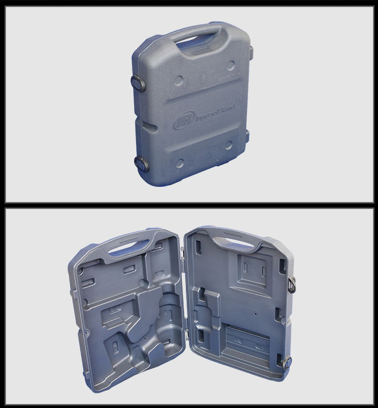 Caja de herramientas de transporte de manejo de plástico duro de capas dobles OEM ODM