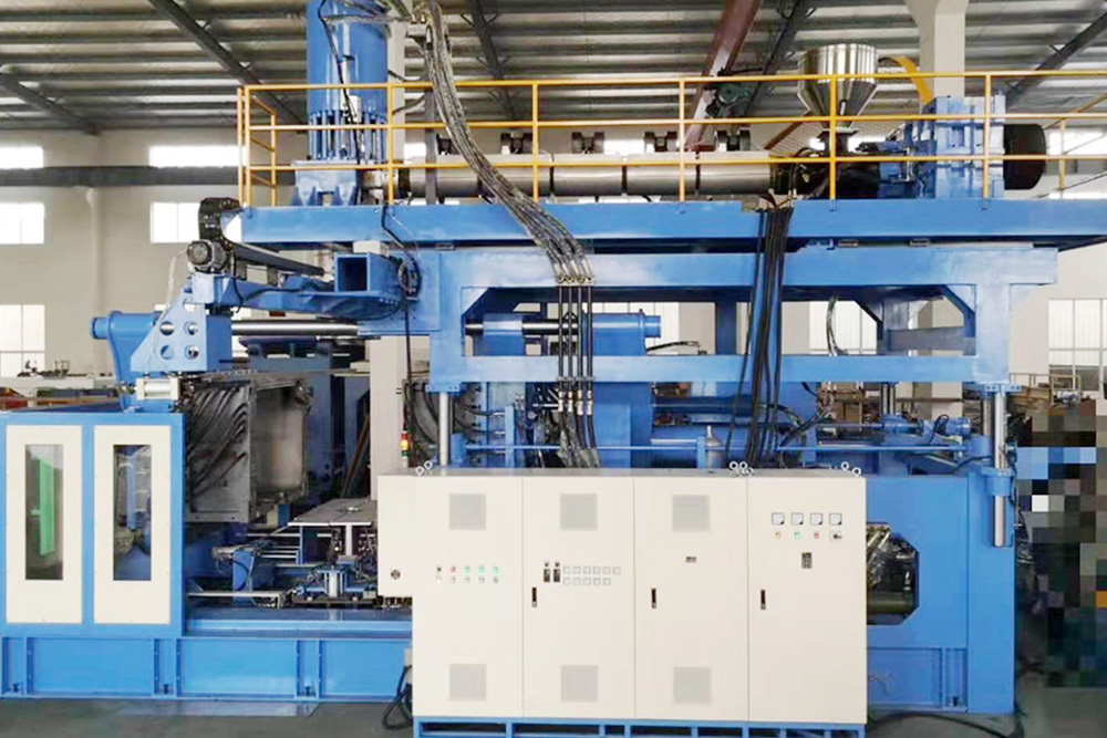 Máquina para fabricar moldes por soplado y extrusión de contenedores de plástico de 1000 litros de HDPE Ibc Tote
