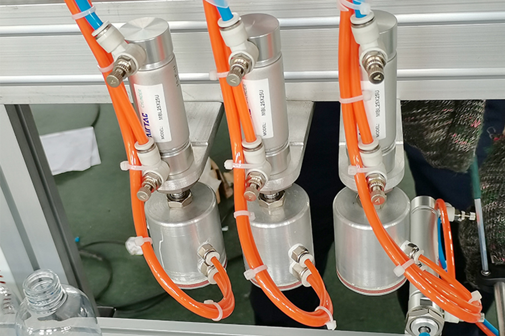 Máquina de prueba de fugas de botellas de pedh de pvc y pp para mascotas de plástico vacío de 10 cabezales de alta velocidad